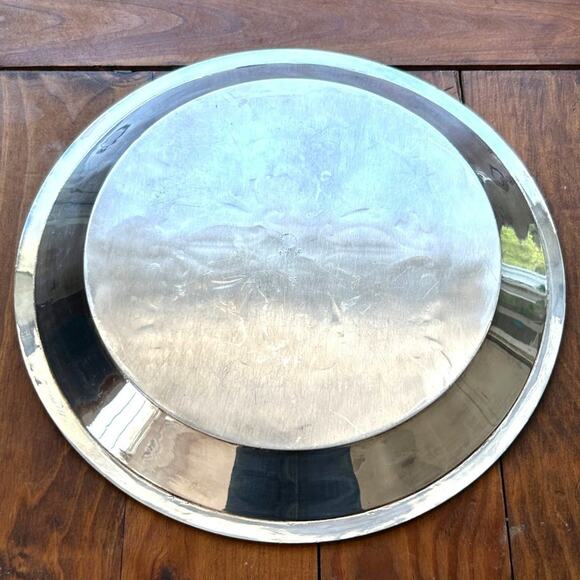 Vintage Meriden 11" Silver Plate Platter - Quadruple Plate 1705 II V - Picture 9 of 10